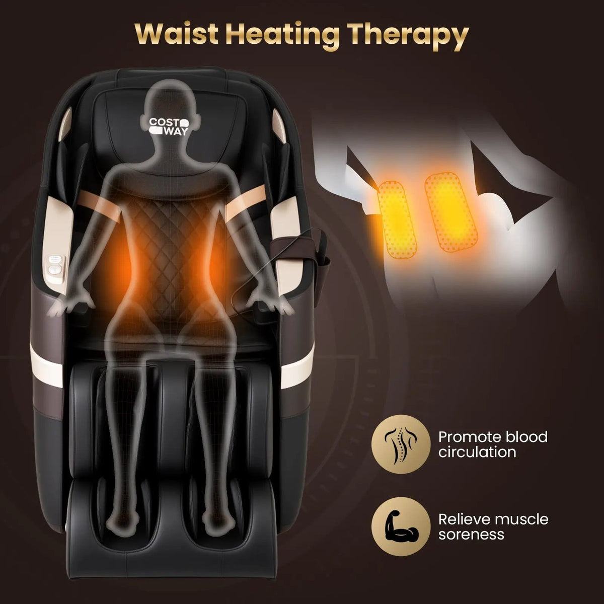 Massage Chair | Dual SL Tracks | Full Body Airbags | Waist Heater