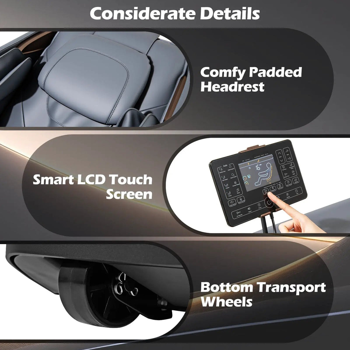 Zero Gravity Massage Chair | SL Track | Touch Screen