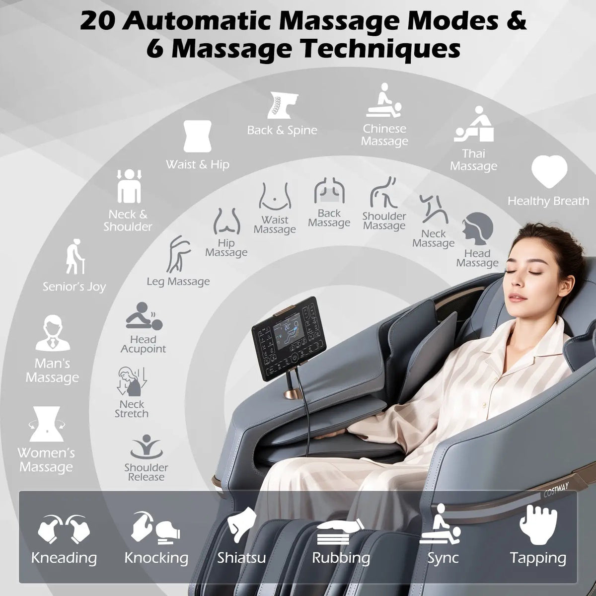 Zero Gravity Massage Chair | SL Track | Touch Screen