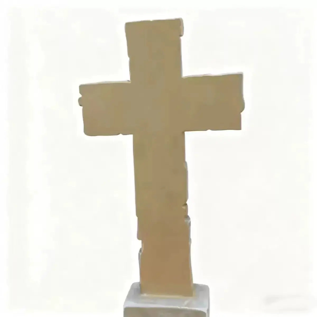 Resin Cross Tombstone | Halloween Yard Decor | PriceLows™