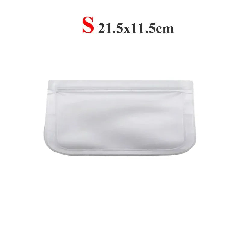 Reusable Food Storage Bag | 80ml Capacity, Leakproof | PEVA Material | One Size