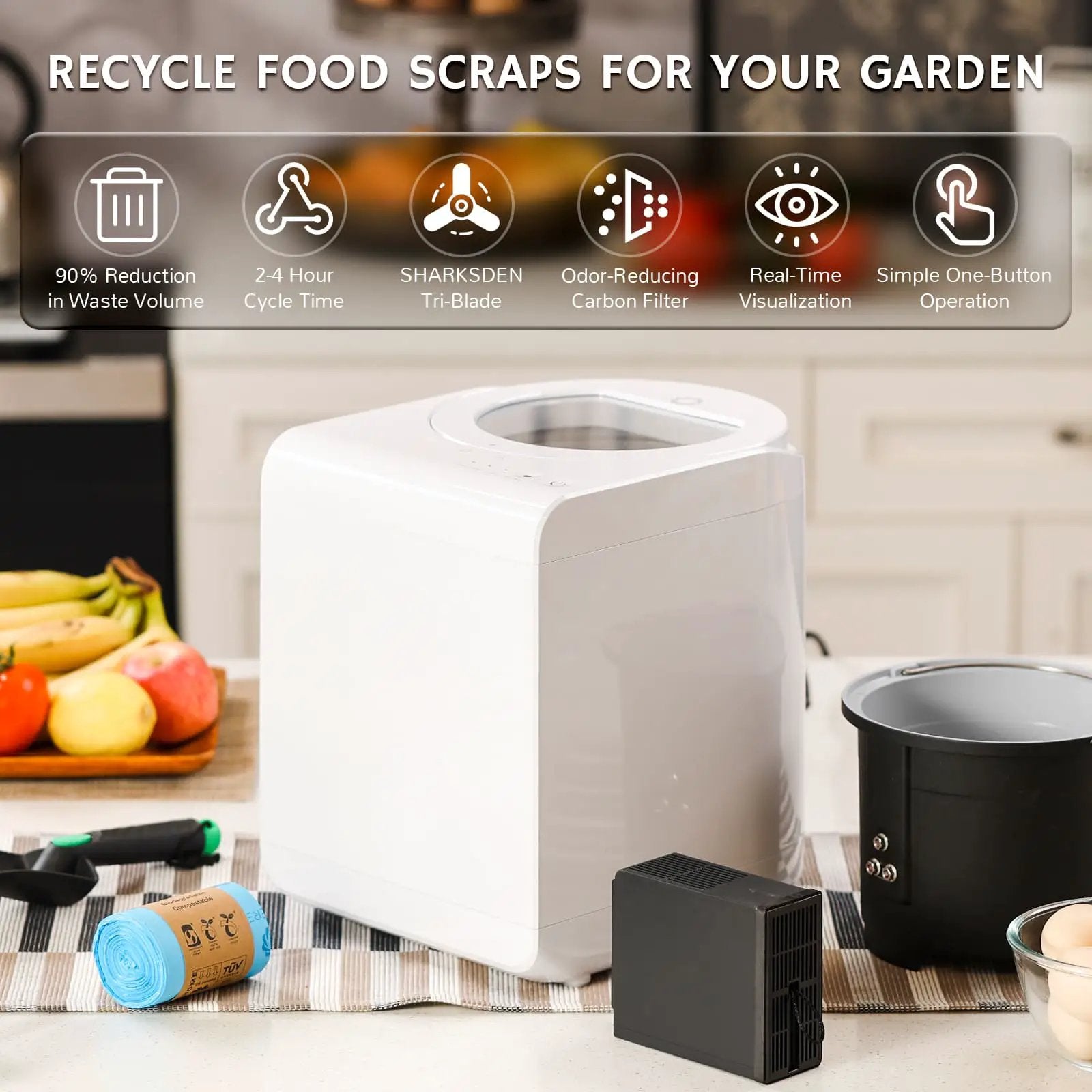 Revive Electric Kitchen Composter, Visual Version from PriceLows™