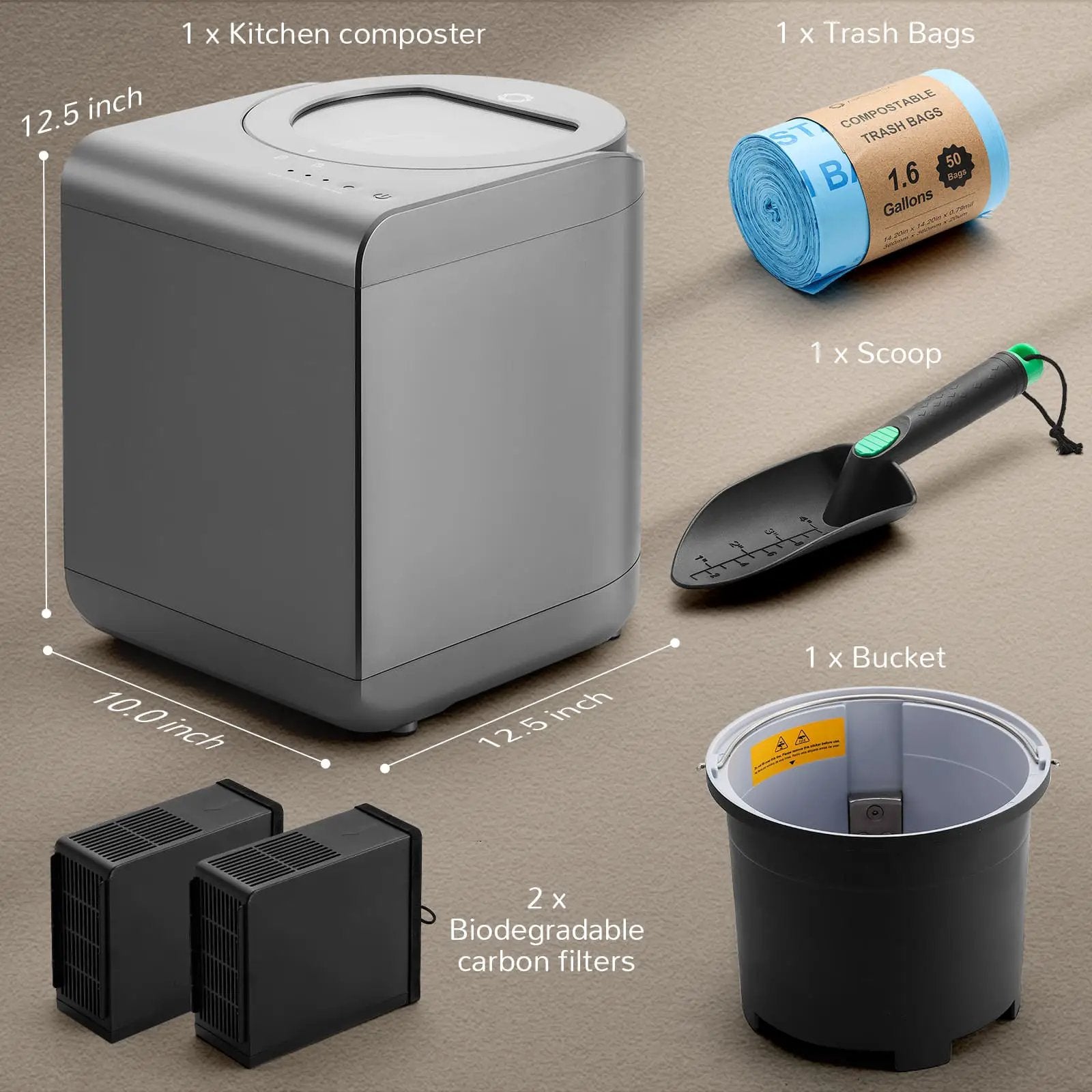 Revive Electric Kitchen Composter, Visual Version from PriceLows™