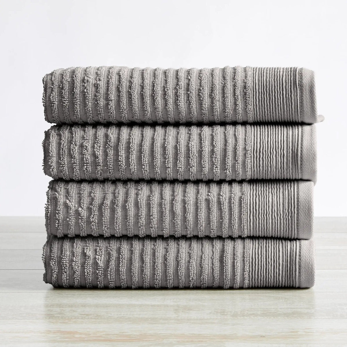 4 Pack Ribbed Hand Towels - Rori Collection from PriceLows™