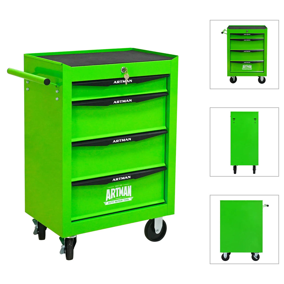 Rolling Metal Tool Chest with 7 Drawers, 20" 7-Drawer Tool Chest Cabinet with Ball Bearing Drawer Slides, Steel Tool Storage Box from PriceLows™