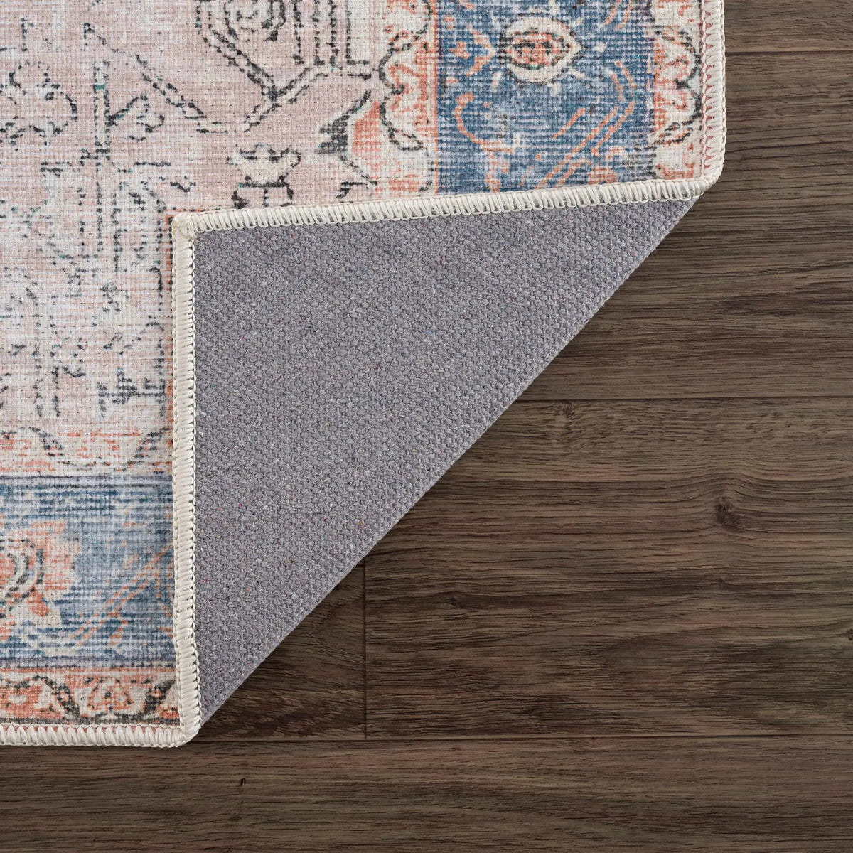 Rosman Distressed Washable Rug from PriceLows™