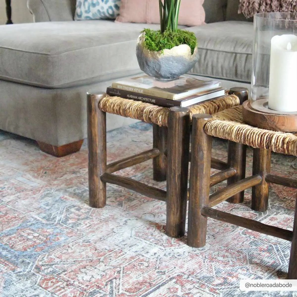 Rosman Distressed Washable Rug from PriceLows™