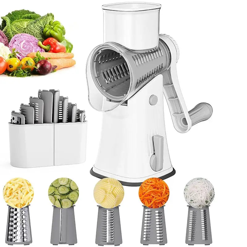 Rotary Cheese Grater | 5 In 1 Stainless | PriceLows™