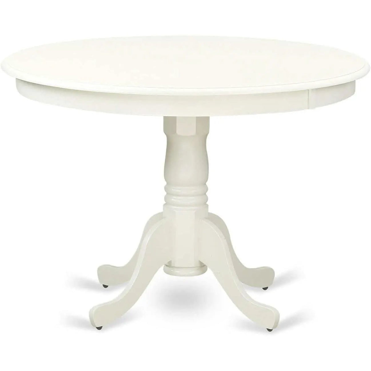 Round Dining Table With Pedestal Legs In Rich Color Finish from PriceLows™