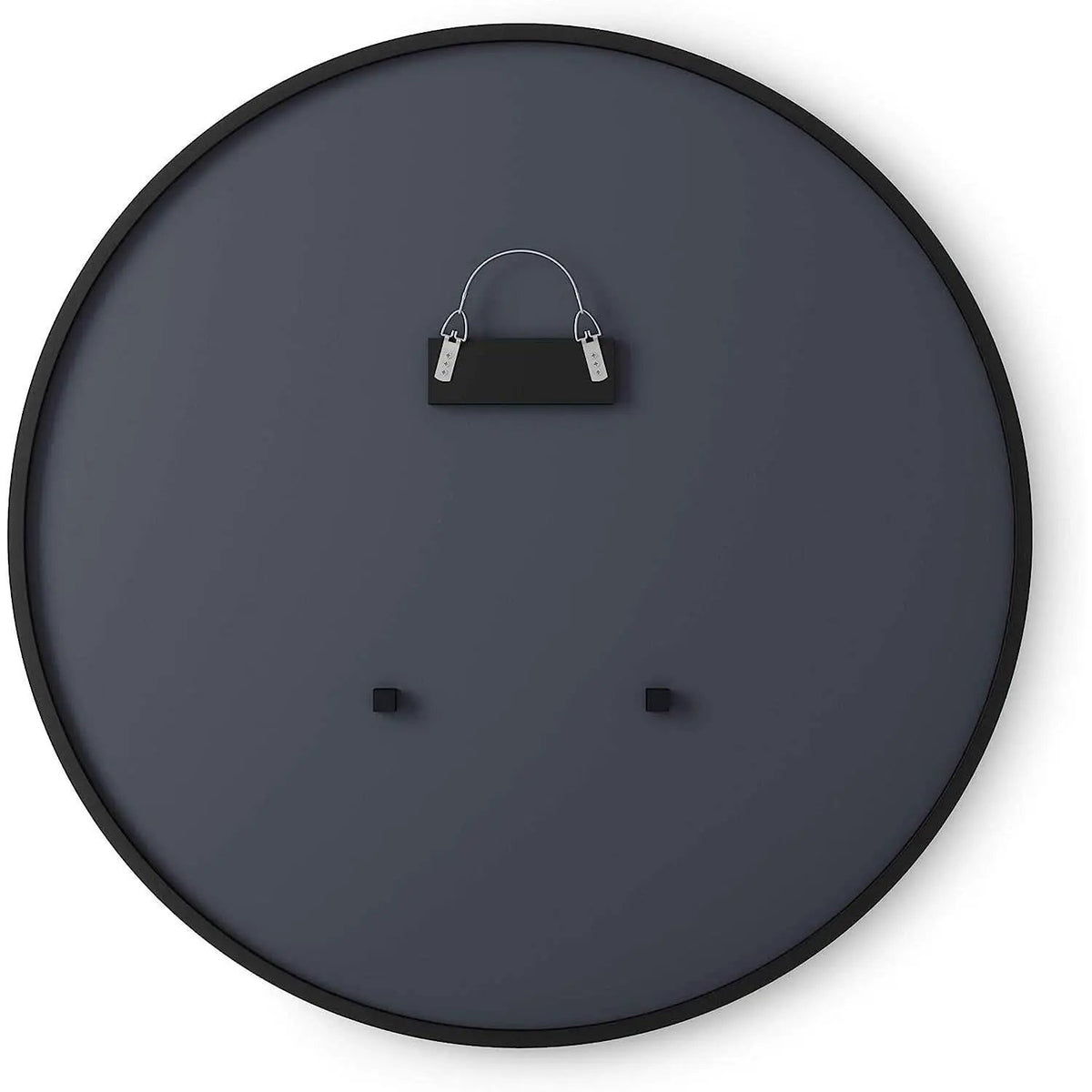 Round Rubber Wall Mirror 37 Inch Diameter With Protective Rubber Frame from PriceLows™