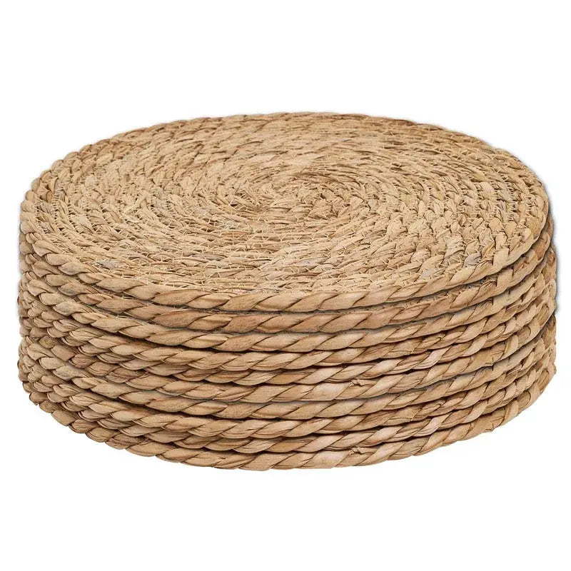 Round Table Mats | Natural Linen Fabric | PriceLows™