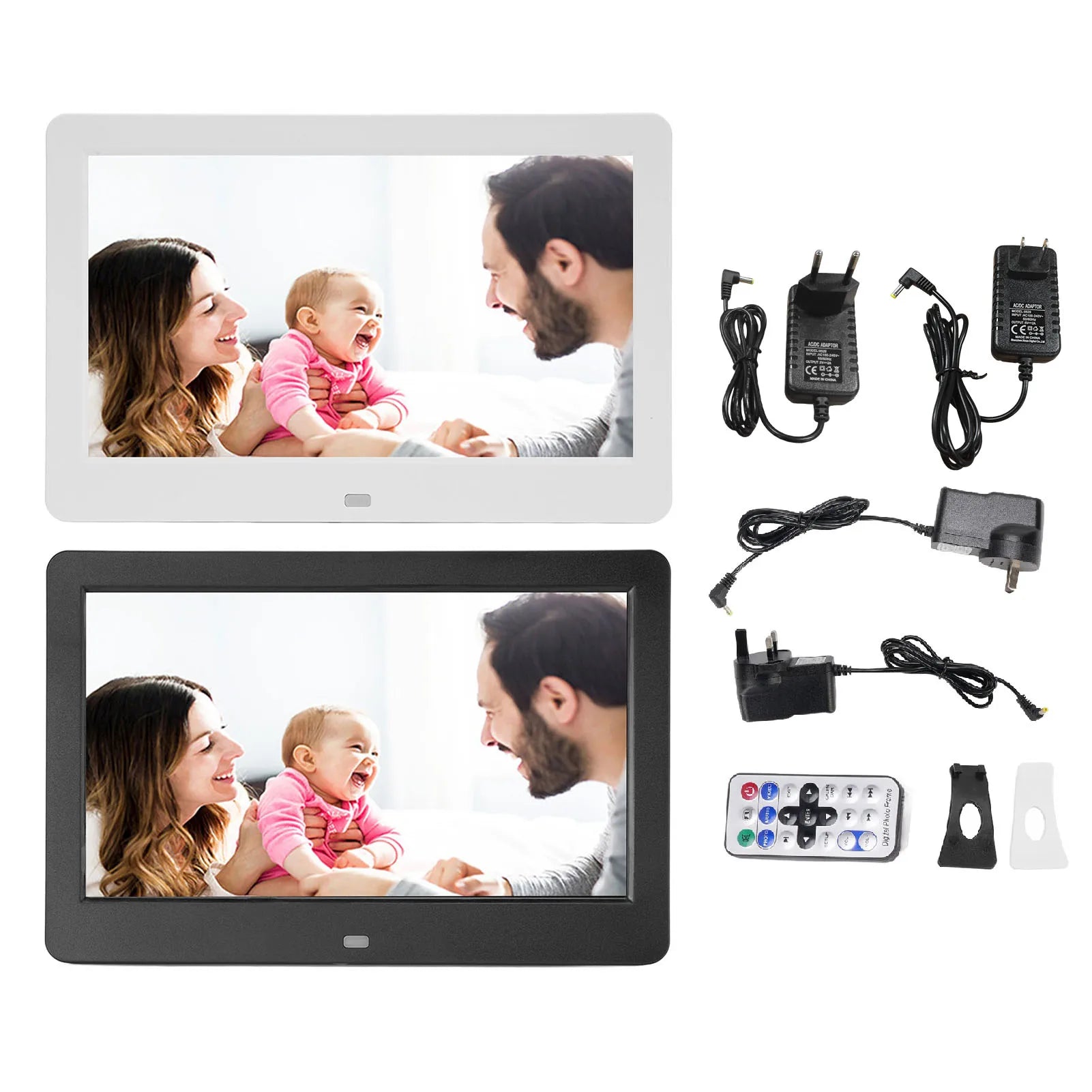 Digital Photo Frame Stereo Speaker Multifunctional 10 Inch Digital Photo Frame 1920x1080 Wall Mountable for Video from PriceLows™
