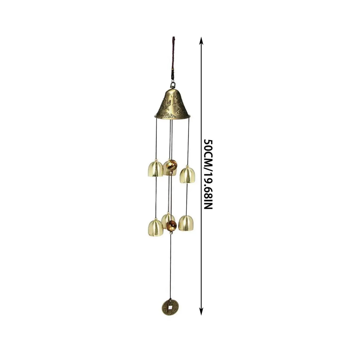 1pc Wind Chime Large Bells Wind Chimes Chapel Home Decor For Garden Outdoor Decoration Decor Gifts Yard Hanging Decor from PriceLows™