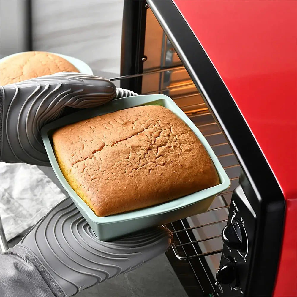 Silicone Square Cake Plate | Nonstick | Oven And Air Fryer Safe