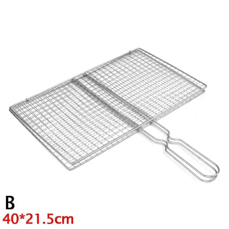 Barbecue Grilling Basket | Foldable Handle | Large Cooking Area | M/L