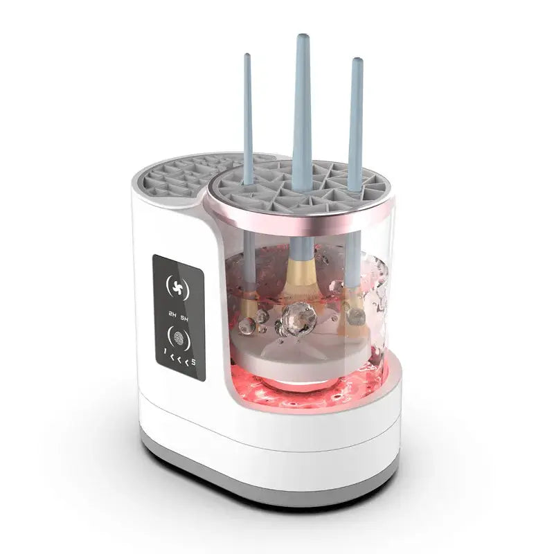 Electric Makeup Brush Cleaner | Touch Timer Panel | Fast Air Dry | Desktop