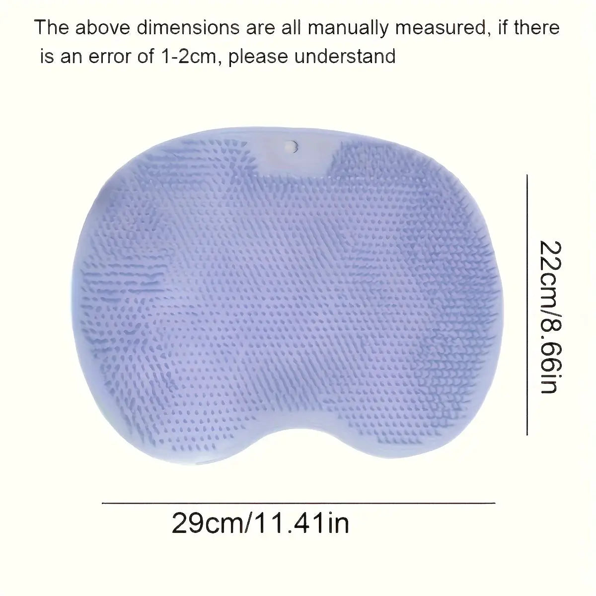 Silicone Foot Massage Mat | Non Slip Design | Wall Mount Scrubber | For Home Use