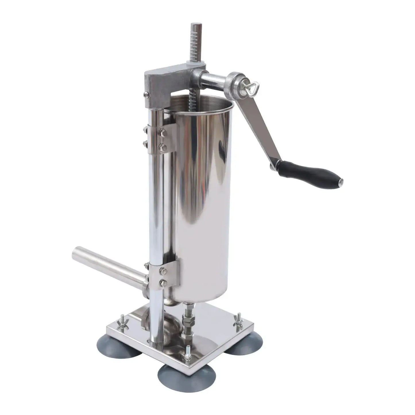 6LBS Stainless Steel Sausage Filler Vertical Manual Sausage Stuffer Home & Commercial Use from PriceLows™