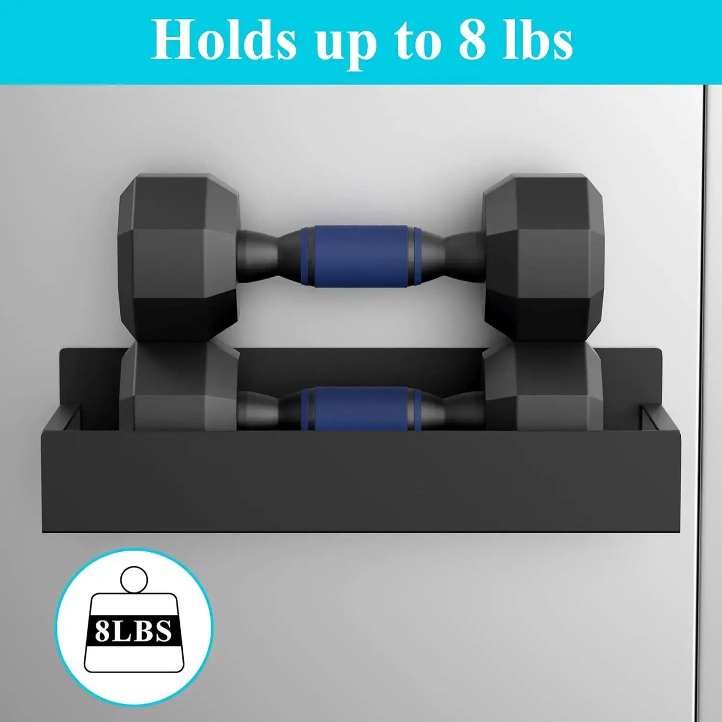 4 Pack Magnetic Spice Rack for Fridge and Oven, Heavy Duty Black Metal Storage Organizer from PriceLows™
