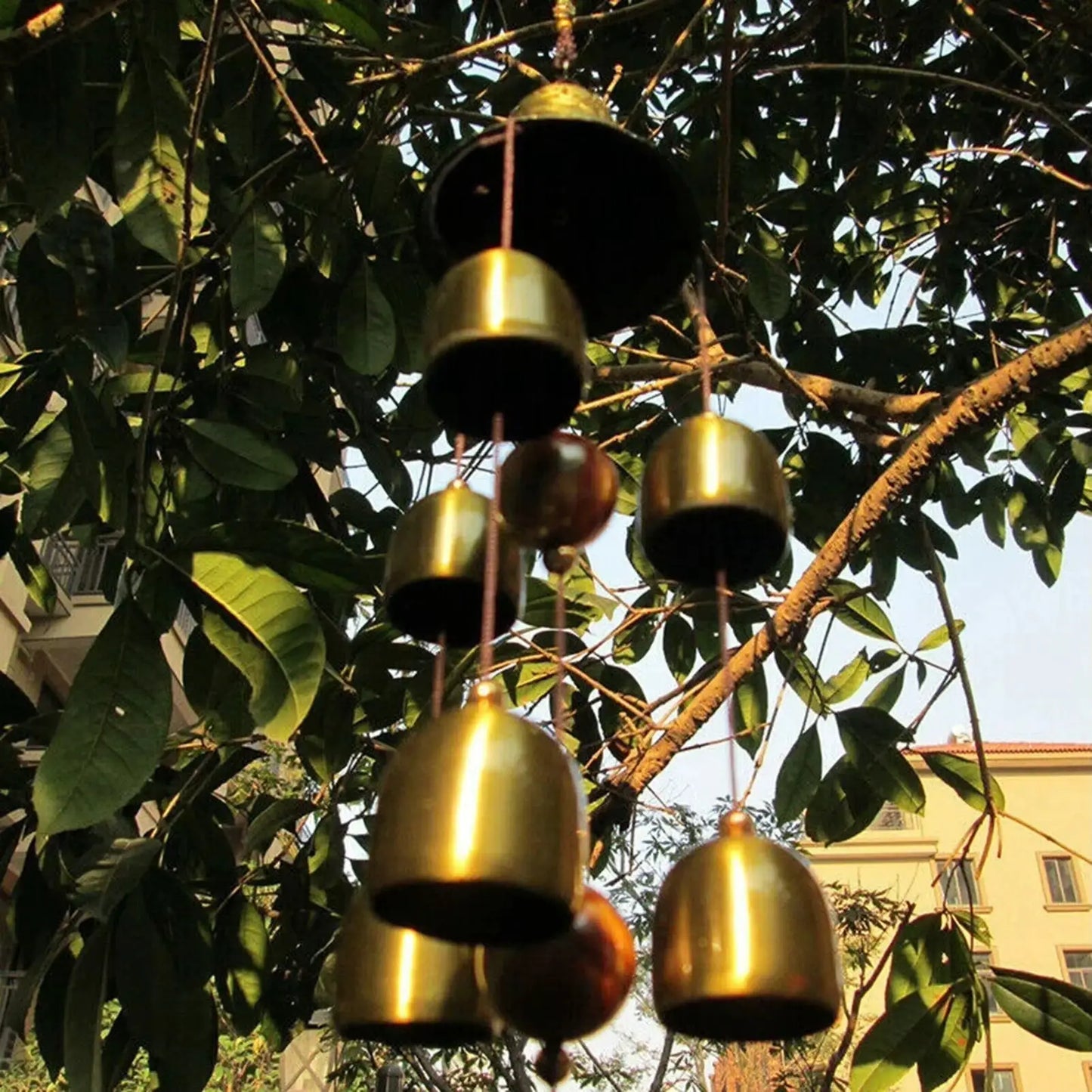 Lucky copper alloy dragon shaped metal wind chime home store decoration gift balcony decoration outdoor courtyard decoration from PriceLows™