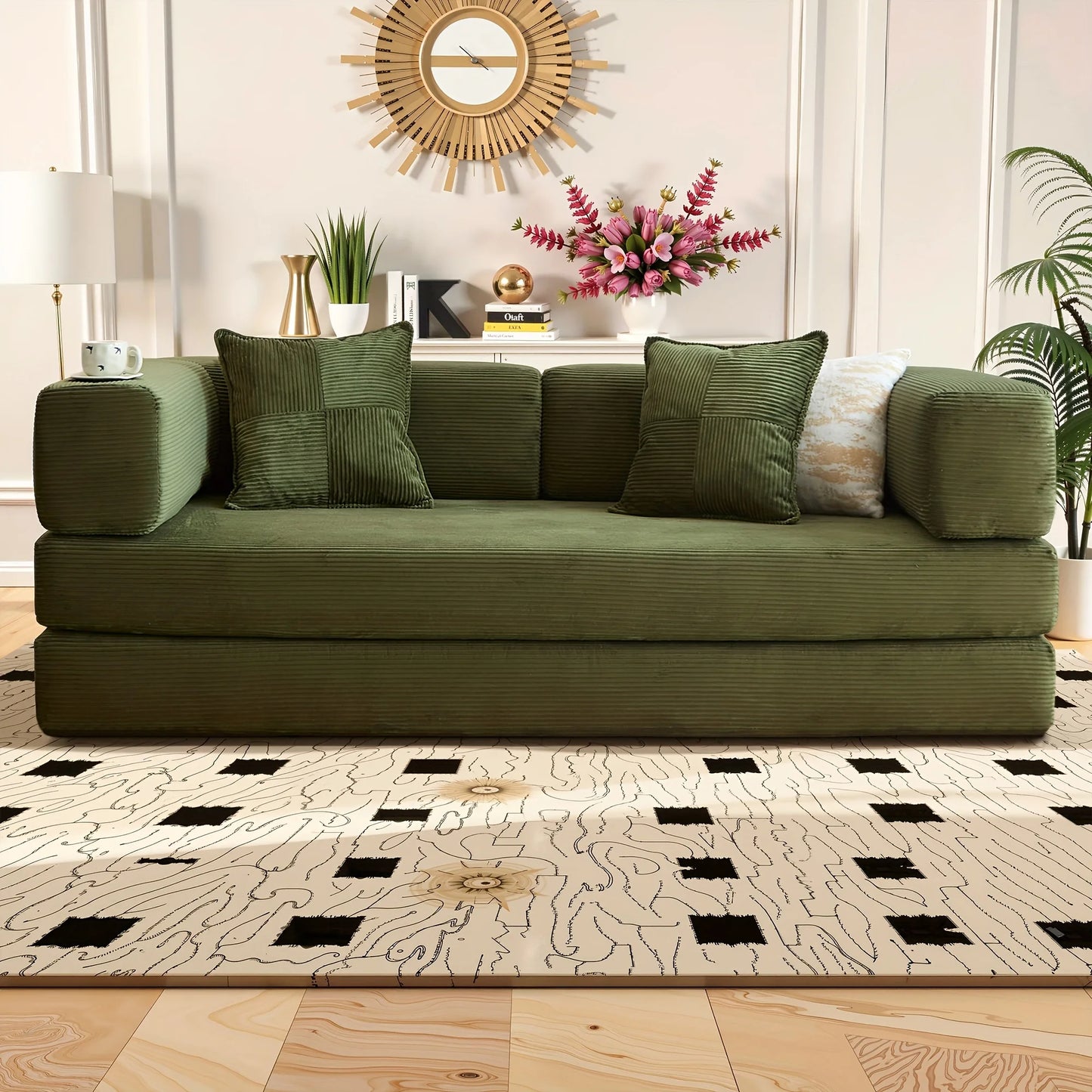 Convertible Sofa Bed | Memory Foam Filling | Four In One | One Size