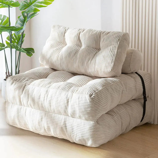 Vacuum Compression Sofa Foldable Simple Fabric Corner Modular Couch Floor Multi Function Nordic Living Room Bedroom Decoration from PriceLows™