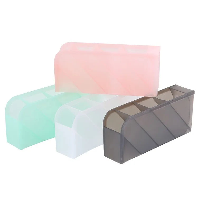 Desk Pen Organizer | Plastic Matte Finish | Square Shape | ZBT02