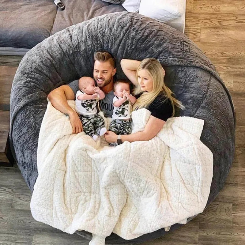 Bean Bag Cover | Arctic Velvet Fabric | Removable And Washable | Single