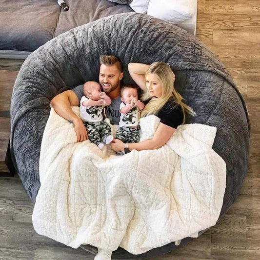 Compressed lazy sofa cover does not contain filling oversized bean bag bag jacket Arctic velvet cross-border foreign trade from PriceLows™