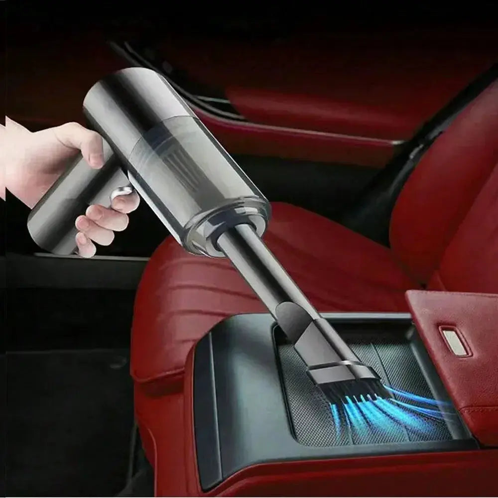 1pc Wireless Vacuum Cleaner Dual Use for Home and Car 120W High Power Powerful Vacuum Cleaner Black from PriceLows™