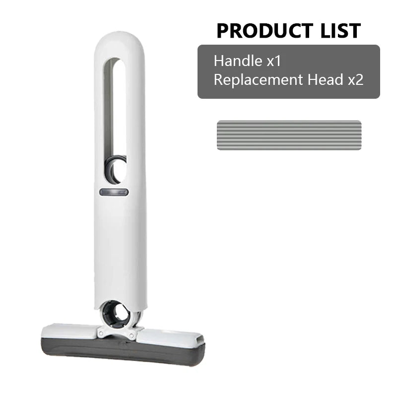 Mini squeezable mop with powerful folding design. Household cleaning tool. No hand washing required. Strong water absorption. from PriceLows™