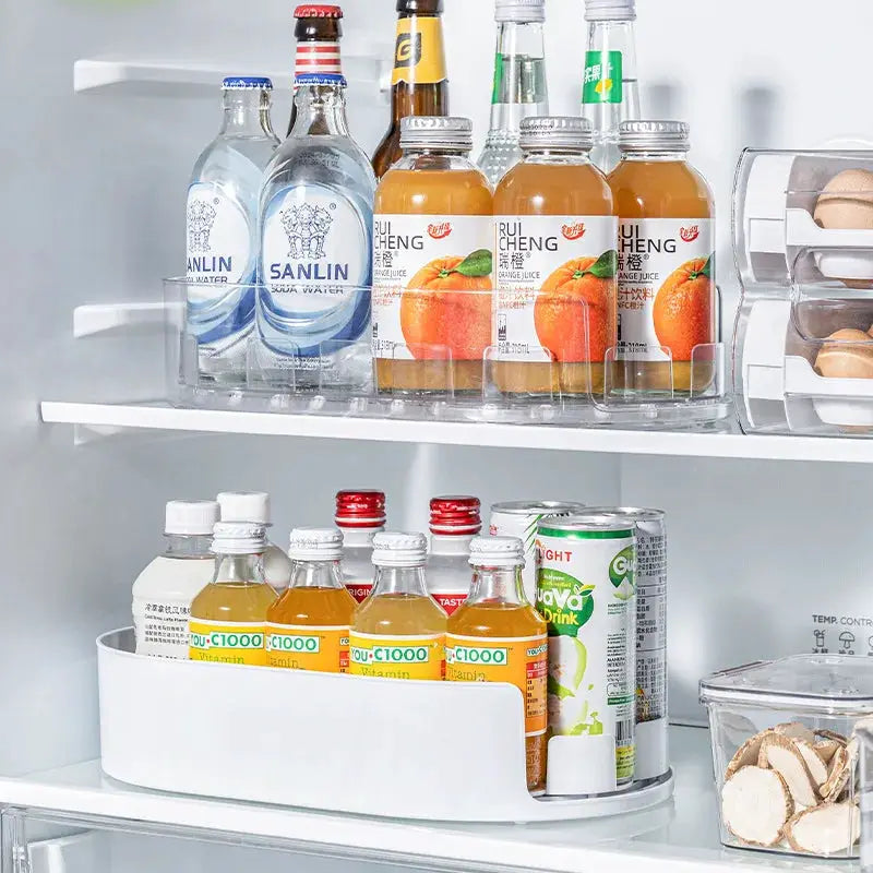 Refrigerator Storage Box | 360 Rotating | Multifunction Spice Organizer