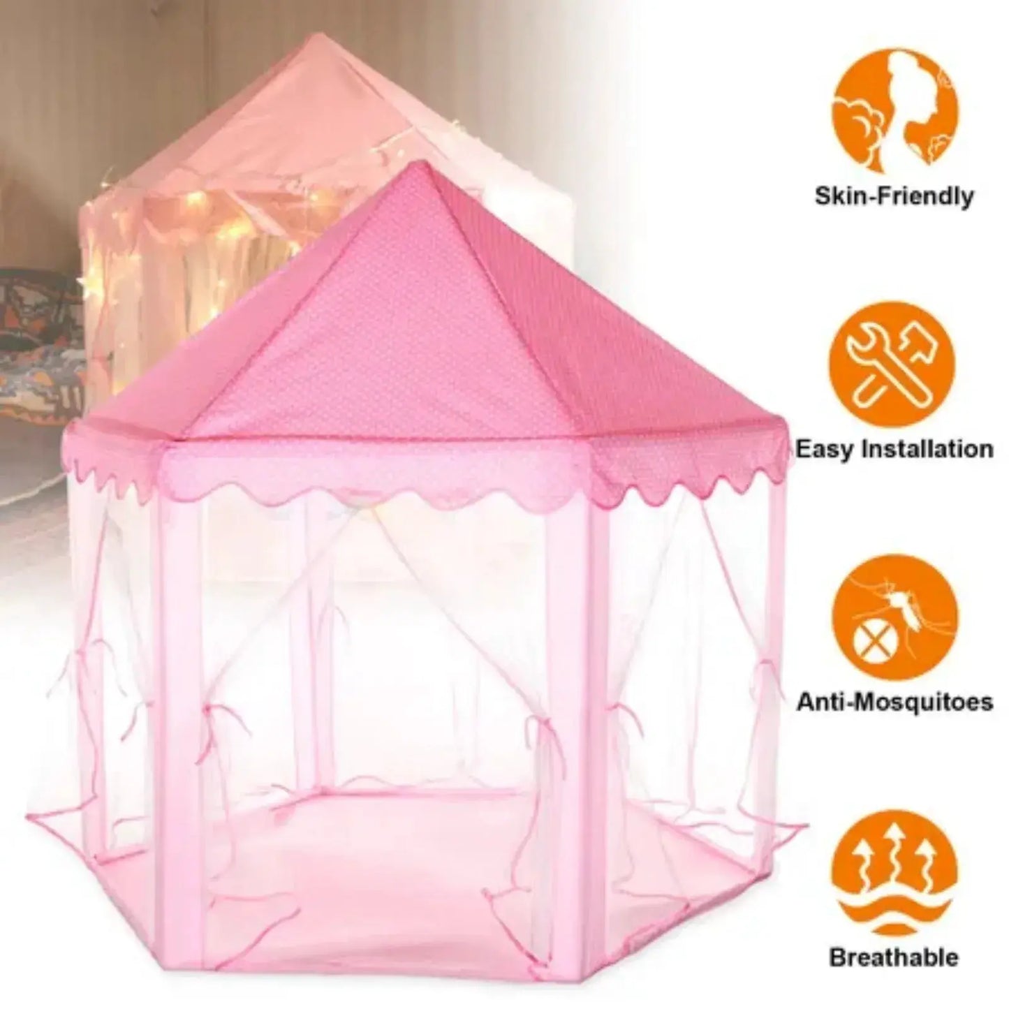 Kids Play Tents Princess for Girls Princess Castle Children Playhouse Indoor Outdoor Use from PriceLows™