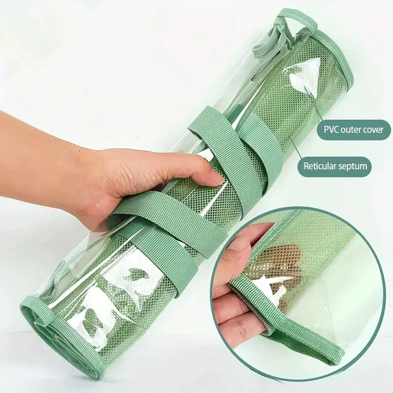 Clear PVC Document Tote Bag | Waterproof Seal | Double Layer | One Size