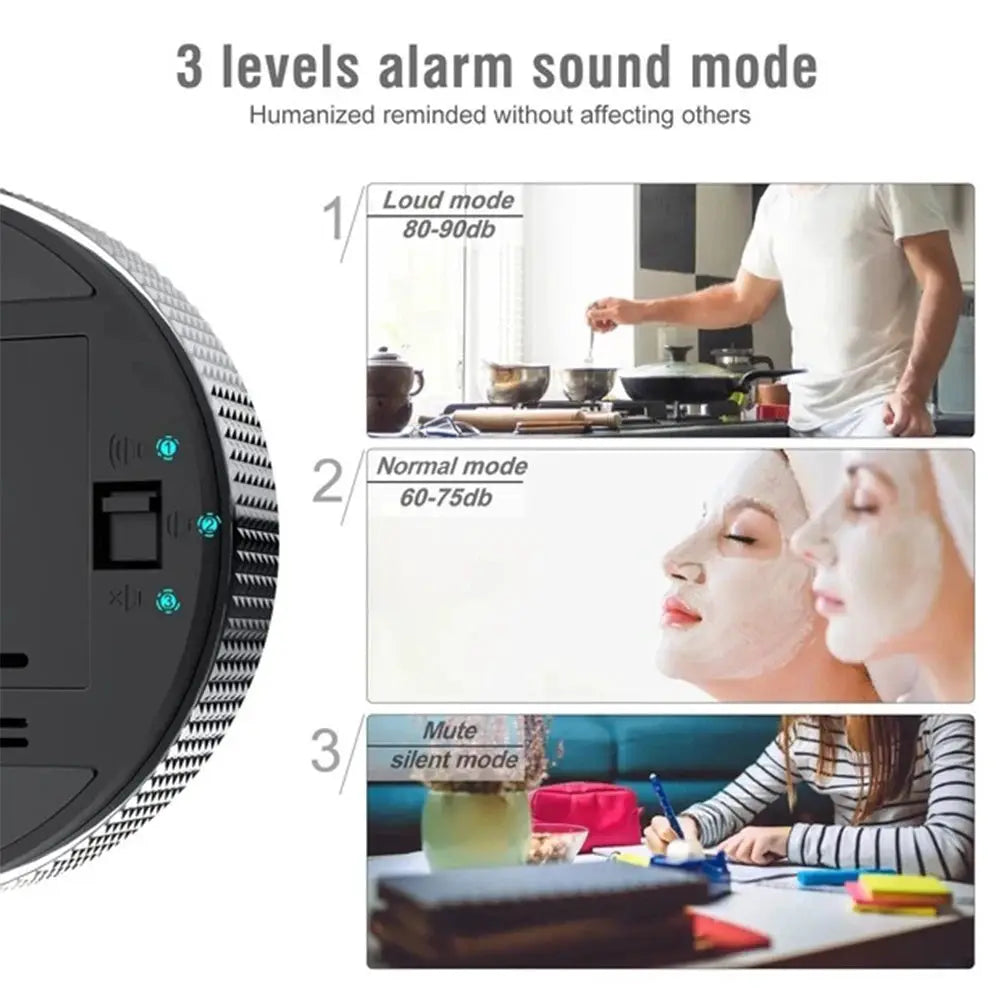 Digital Magnetic Kitchen Timer Shower Study Stopwatch Countdown Countup Timer Time Stopwatch Alarm for Classroom Cooking Fitness from PriceLows™