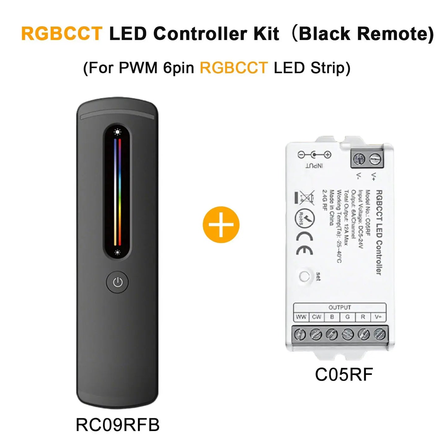 2.4GHz LED Controller RF Remote Wireless LED Dimmer C01RF C02RF C03RF C04RF C05RF DIM CCT RGB RGBW COB 2835 LED Strip Lighting from PriceLows™