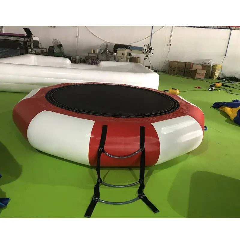 PVC tarpauline Durable Inflatable Sungear Water Trampoline Floating Trampoline Water Round Bouncer water toys games Dia 3 meter from PriceLows™