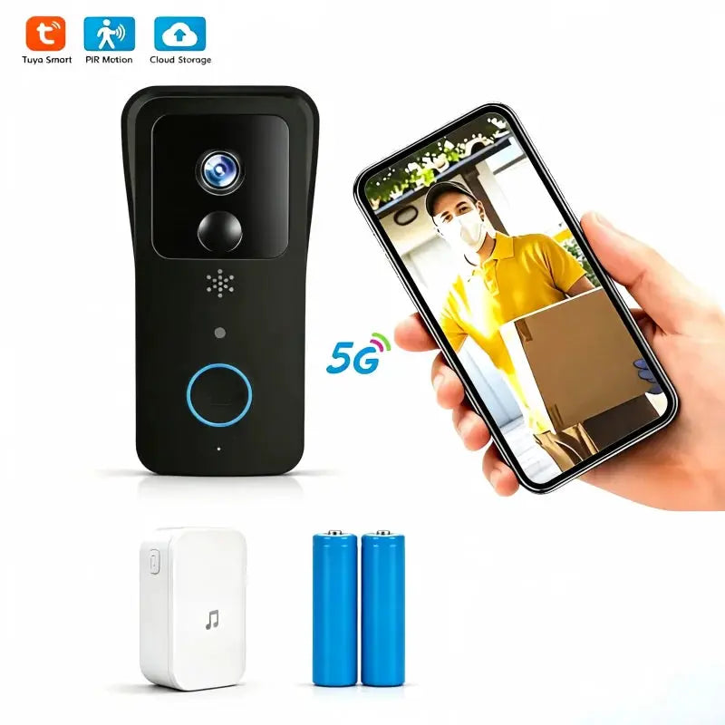 Smart Video Doorbell | 1080P HD | Dual Band WiFi | Waterproof
