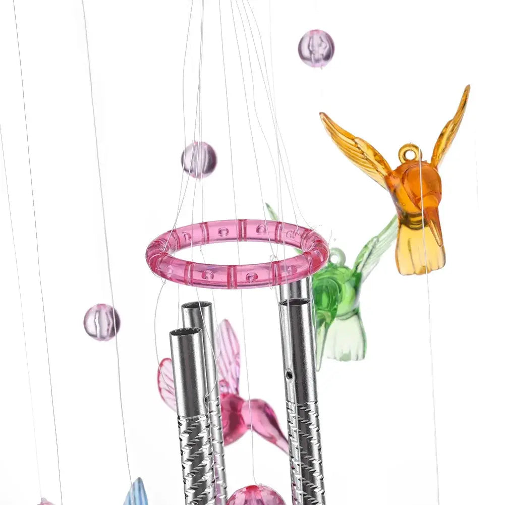 Hummingbird Lucky Wind Chimes Handmade Wall Hanging Wind Chime Pendants Art Crafts Ornaments Birthday Gifts Yard Decoration from PriceLows™