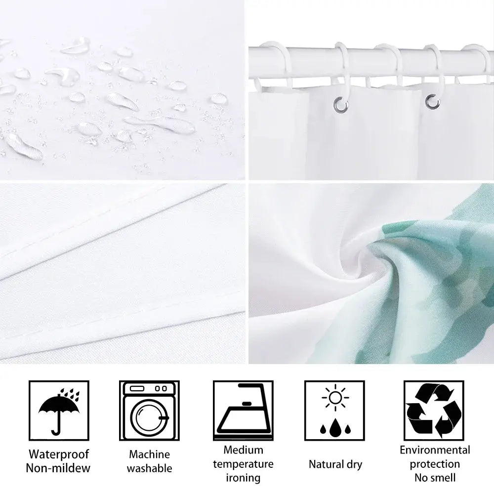 Chinese Style Flower and Birds Tree Shower Curtains Bath Curtain Waterproof Bathroom Decor With Hooks 3d Printing Bath Curtain from PriceLows™