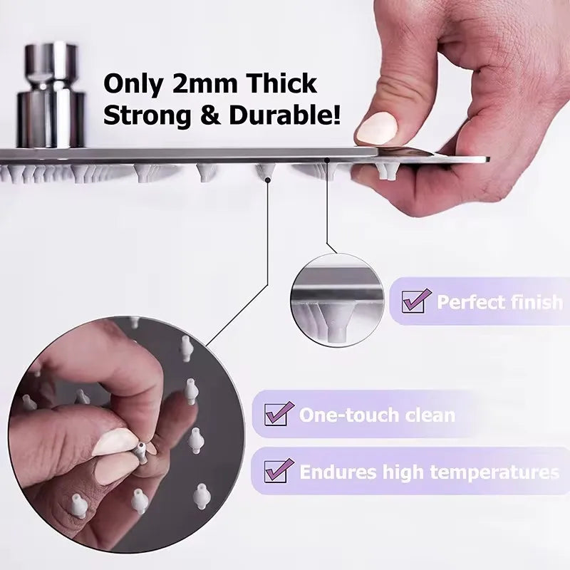 Shower Head | Ceiling Mounted | Stainless Steel | 8in 10in 12in