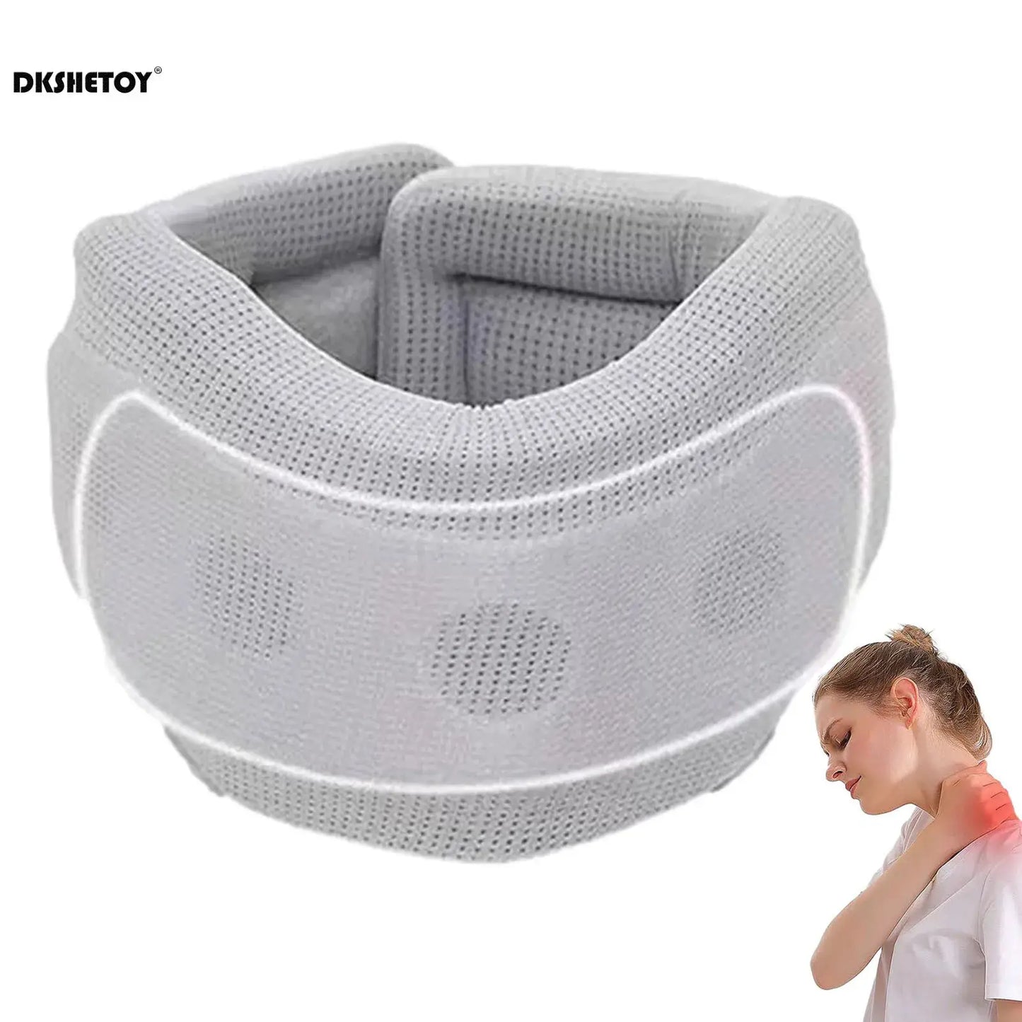Neck Support Brace | Memory Foam | Cervical Collar | Retractor Design