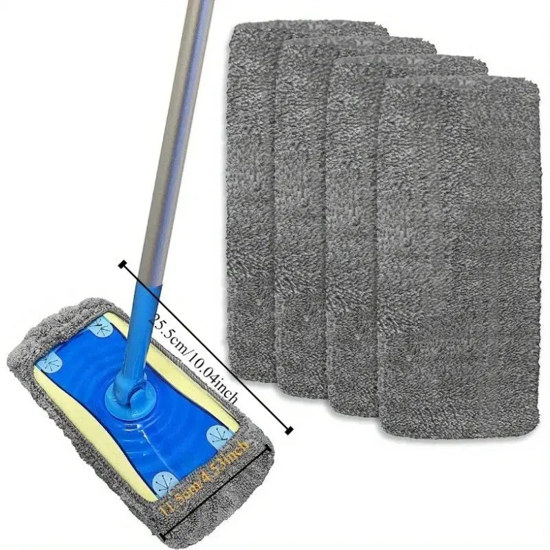 3/5Pcs Reusable Microfiber Mop Cloth Absorbent Replacement Pads Fit Swiffer Flat Mop Home Bathroom Cleaning Supplies from PriceLows™