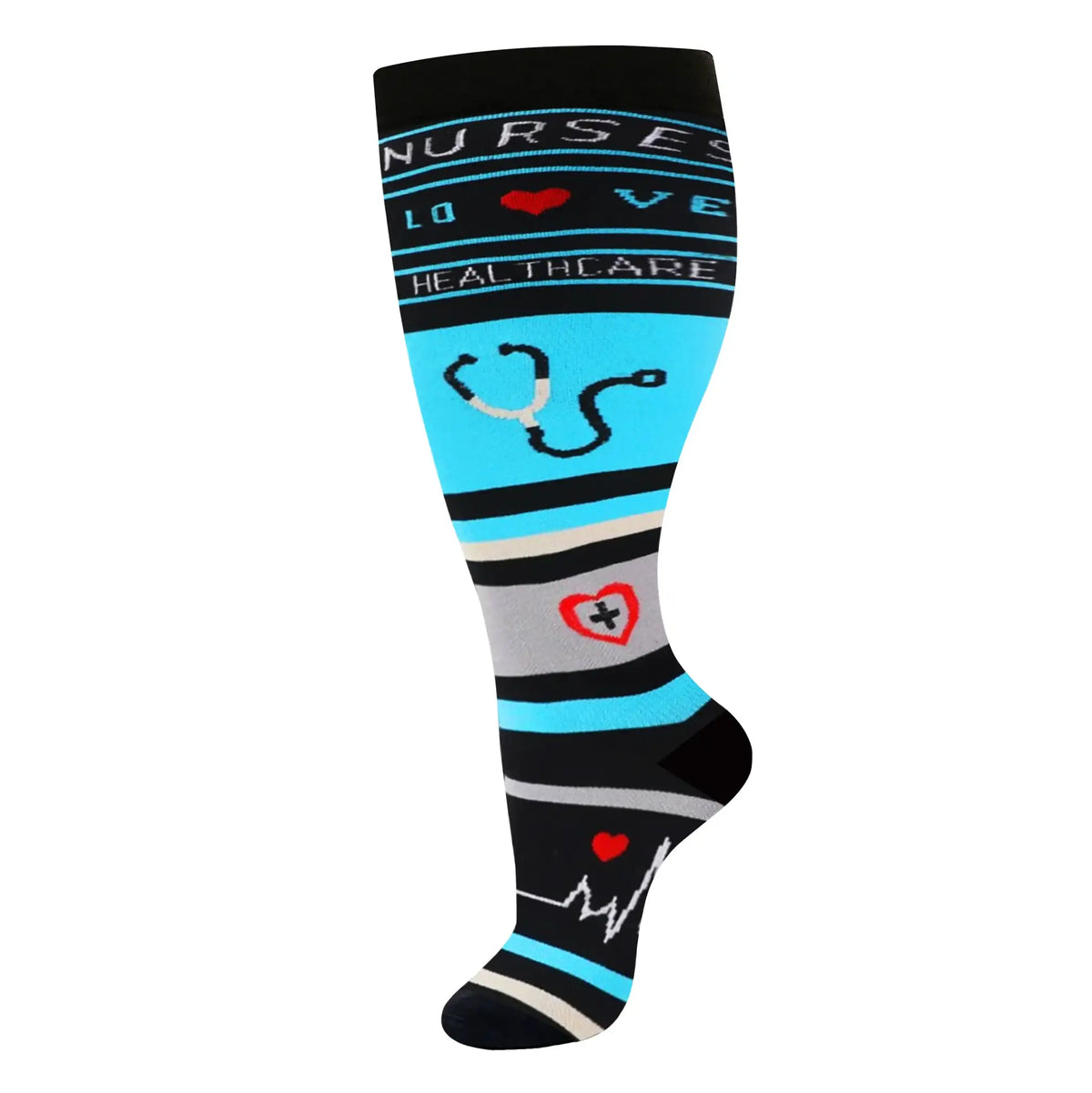 Compression Socks | 20-30 Mmhg Pressure | Wide Calf | 2Xl To 4Xl