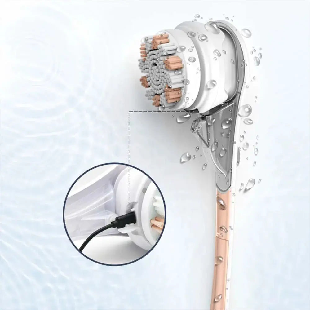 Electric Bath Brush | Long Handle | Waterproof | One Size