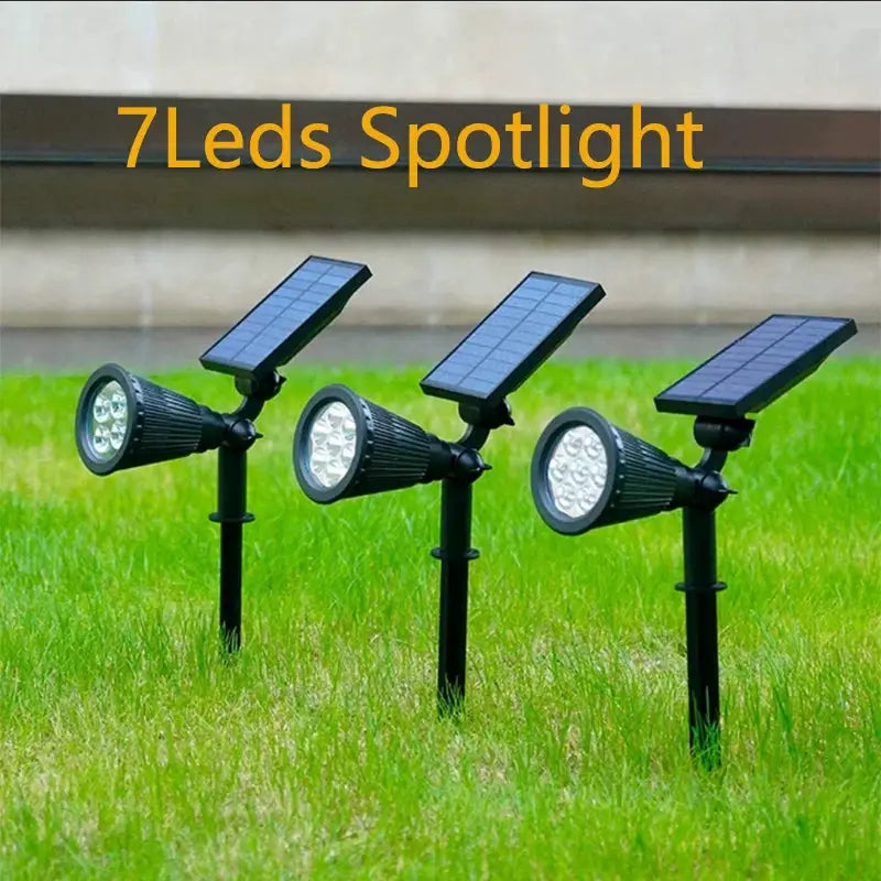 Outdoor Solar Lights Home Garden Patio Walkway Lawn Waterproof 7Led Solar Lamp Spotlight Decoration Energy Yard Lantern Lighting from PriceLows™