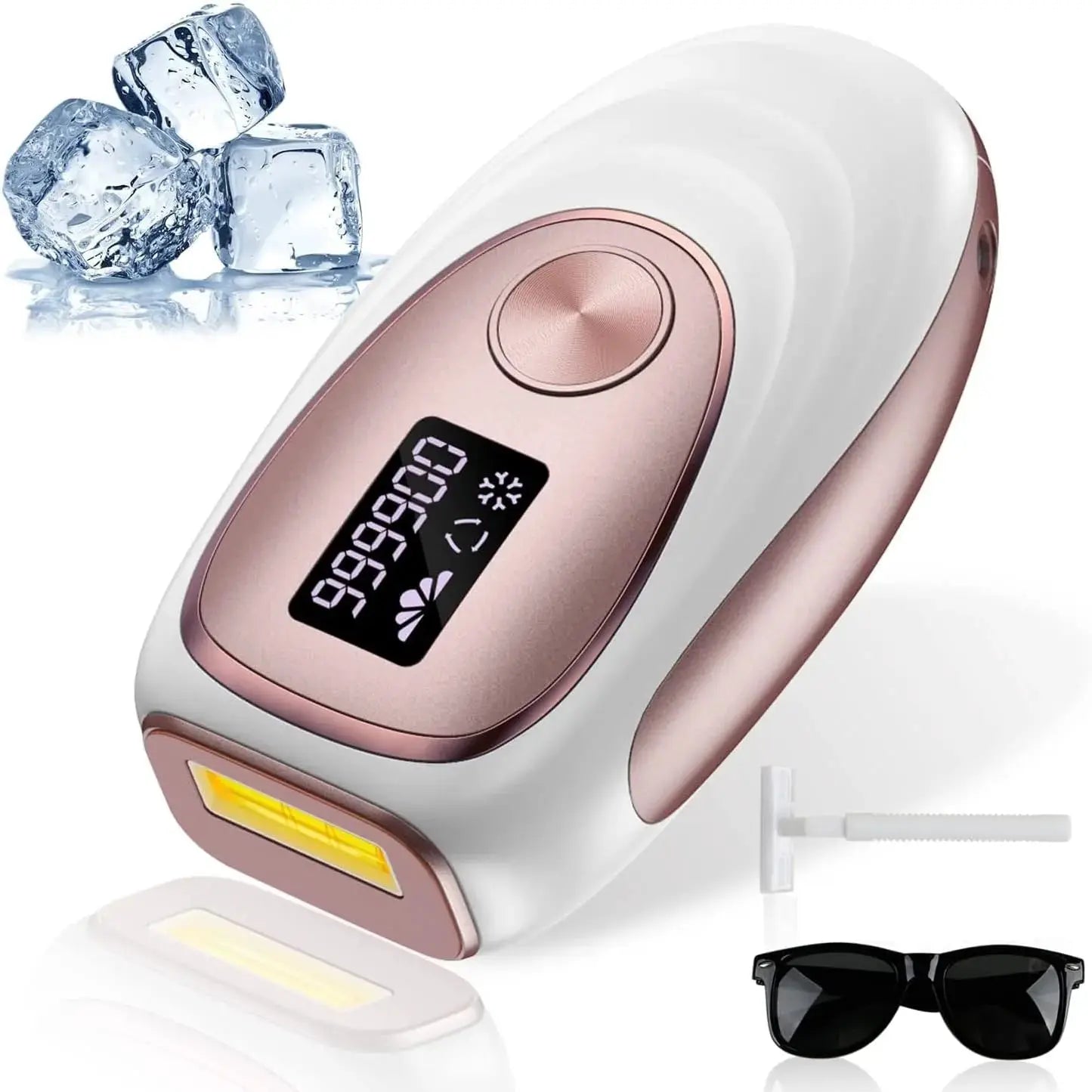 Ipl Hair Removal Device | 120 Flashes | Ice Cooling | Unisex