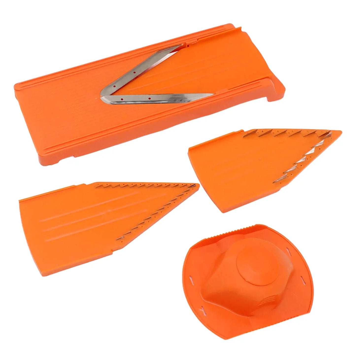 V Blade Mandoline Cutter | Stainless Steel | Hand Guard | Julienne Thick Cut