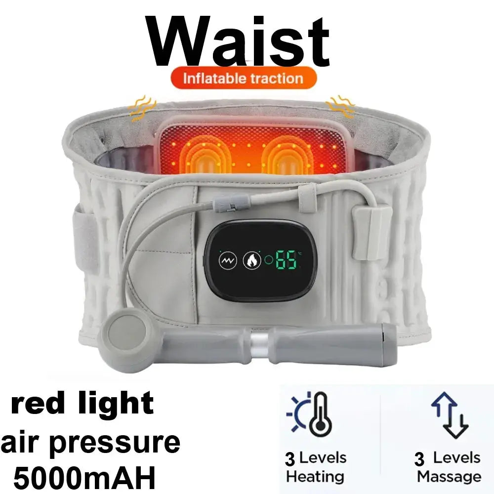 Heated Lumbar Brace | Electric Massager | Office Support | One Size
