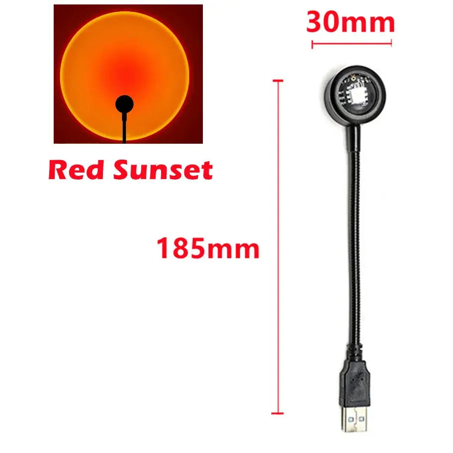 LED Projector | USB Powered | Portable Size | Warm Glow Effect